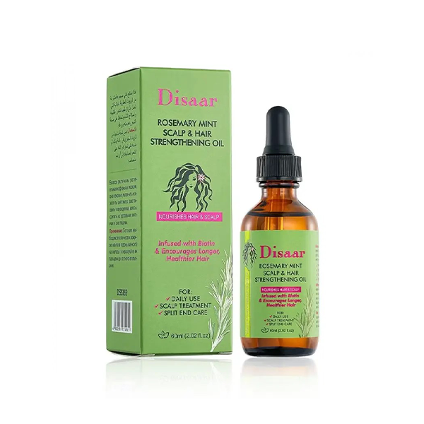 زيت ديسار لتقوية فروة الرأس والشعر بالروزماري والنعناع - 60 مل