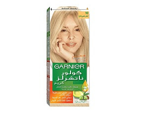 صبغة شعر كولر ناتشورالز كريم من غارنييه - أشقر ثلجي فاتح 10