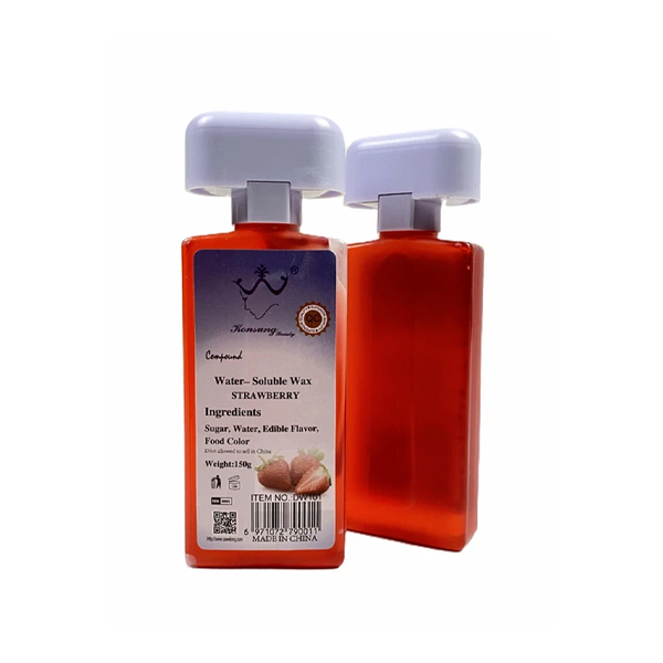 شمع لإزالة الشعر بدون ألم، محمولة، قابلة لإعادة التعبئة، مخصصة - بالفراوالة