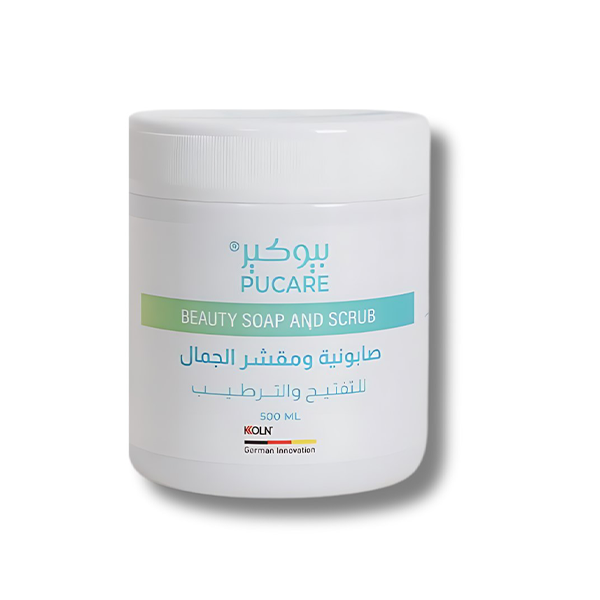 بيوكير صابونية ومقشر الجمال بخلاصة الاعشاب لتفتيح البشرة والمناطق الداكنة - 500 مل