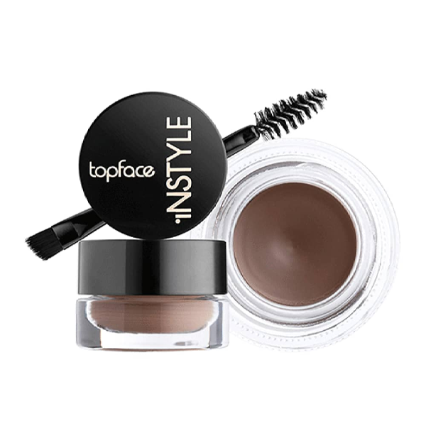 توب فيس جل الحواجب انستايل - كستنائي - بني رقم 3