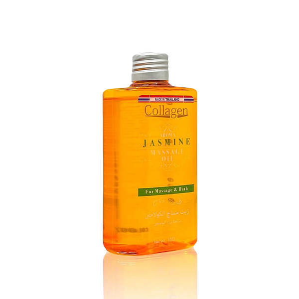 زيت مساج الكولاجين برائحة ورد الياسمين حجم 150 مل