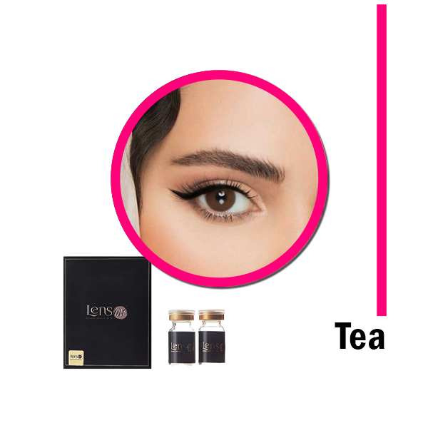 عدسات لنس مي لون الشاي